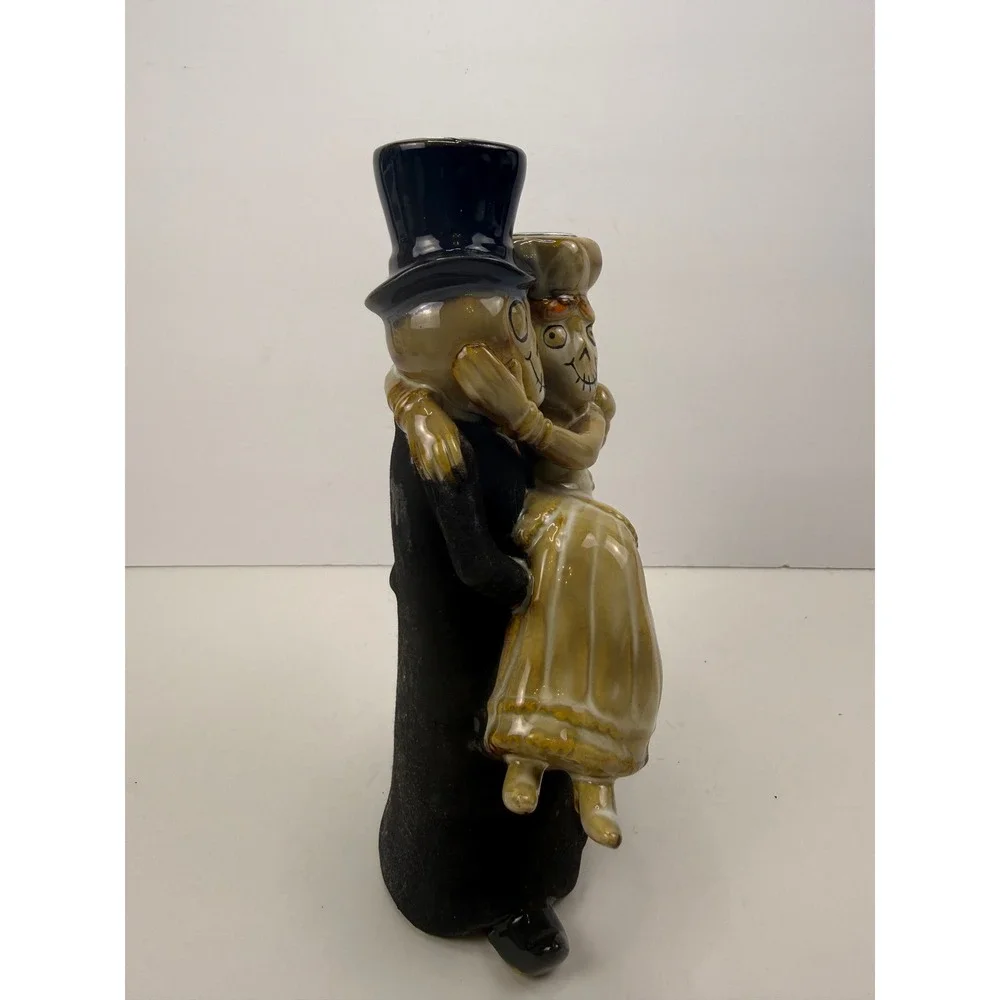 Yankee Candle Boney Bunch 2011 After Party Skeleton Couple taper candle holders
